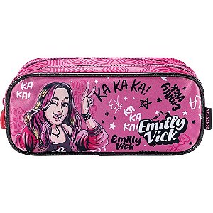 Estojo Duplo EMILLY VICK R Rosa