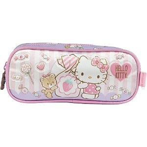 Estojo Duplo Hello KITTY R Rosa