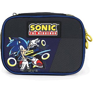 Estojo BOX Sonic Preto Tecido