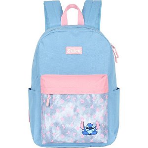 Mochila STITCH G Azul Claro