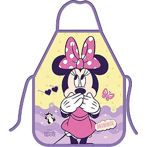 Avental Escolar Decorado Minnie 385X485MM