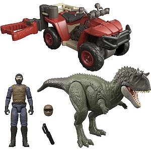 Boneco e Personagem JW Quadricilho Captura com Dino