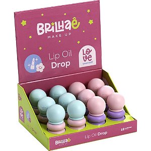 Maquiagem e Beleza Brilhae LIP OIL DROP 1,2ML Display com 12