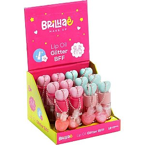 Maquiagem e Beleza Brilhae LIP OIL GLIT.BFF 5ML+3 Display com 12