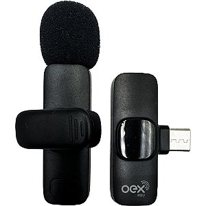 Microfone Lapela TYPE C 5V Wireless