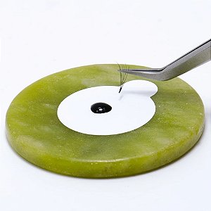 Pedra Jade Para Suporte Cola Alongamento Extensão Cílios