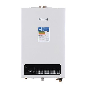 Aquecedor De Água A Gás Rinnai 15 Litros E150 FEH  Branco (Digital)