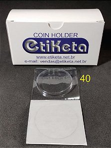 COIN HOLDER PET - 40 mm