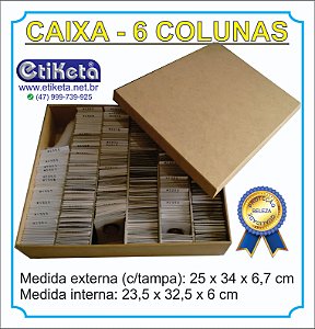 CAIXAS - 6 Colunas