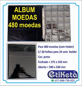 ALBUM para 480 moedas