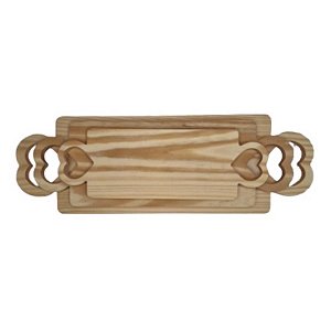 ￼Kit Tábuas  com alças em formato de coração