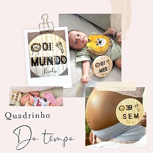 QUADRINHO DO TEMPO + TEMA + GRAVAÇÃO DO NOME