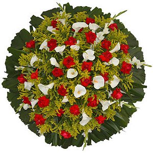 coroa de flores básica