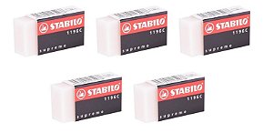Kit 5 borrachas Stabilo Supreme Pequena 1196C