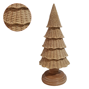 Árvore Decorativa Rústica em Resina – Estilo Artesanal Vime