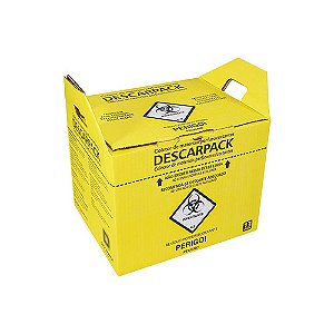 Caixa Coletora 13 Litros para Resíduos Perfurocortantes - DESCARPACK
