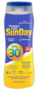 Protetor Solar FPS30 Corporal S/ Repelente 200ml - SUNDAY