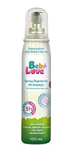 Repelente De Insetos Infantil Bebe Love Spray 5H 100ML