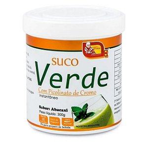 Suco Verde Com Picolinato De Cromo 300g  Sabor: Abacaxi