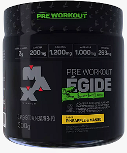 Suplemento Alimentar em Pó Égide 300g Pote Max Titanium Sabor: Abacaxi e Manga