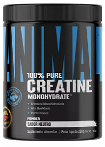 Creatina Universal Nutrition Creatine Pura Sem Sabor 200g