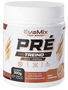 Pré treino 300g sabor: Tangerina