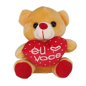 Urso de Pelúcia 15cm Fizzy Toys FC2750 Caramelo