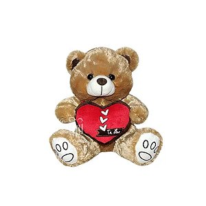 Urso de Pelucia 28cm Fizzy Toys FE7112 Chocolate