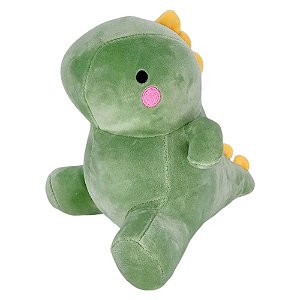 Pelúcia Dinossauro Baby Verde Antialérgico – Seguro e Fofo, Companheiro Ideal para Crianças