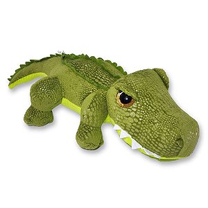 Jacaré/Crocodilo de Pelúcia Fizzy Toys FG9049 Verde Claro Spike