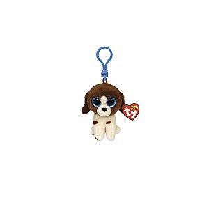 Bicho de Pelúcia Ty Beanie Boos Chaveiro 51534 Cachorro Muddles