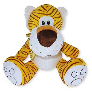 Tigre de Pelúcia Baby Plush Fofy Toys Pelúcia Para Crianças e Bebês Antialergico Seguro