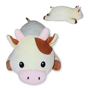 Vaca de Pelúcia Almofada Plush Confortável Para Crianças e Adultos