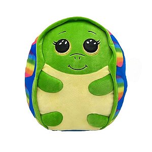 Bicho de Pelúcia Squishy Beanies Ty Toyng Tartaruga Shrugs