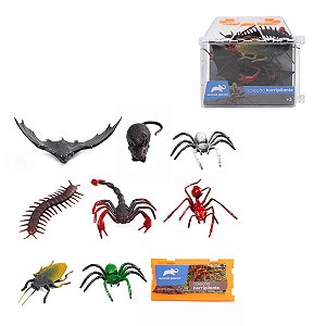 Maletinha de Insetos Animal Planet – Brinquedo com 8 Insetos Horripilantes e Planta Decorativa