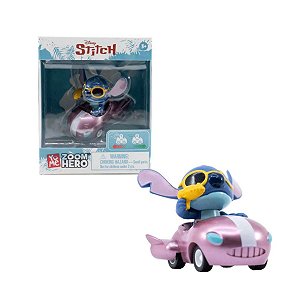 Stitch e Seu Veículo Incrível Divirta-se Colorido e Exclusivo Carrinho Rosa