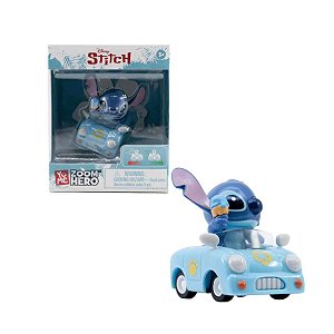 Boneco Stitch Veículo de Fricção Divirta-se com o Alien Mais Fofo Carrinho Verde