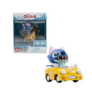 Corrida com Stitch Veículo Temático e Detalhado Ideal para Brincar ou Colecionar Carrinho Gold