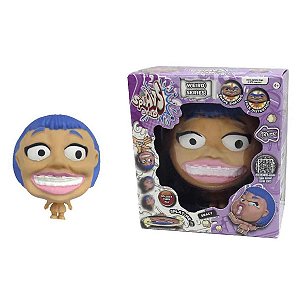 Boneco Flexível Splats Head 10cm - Estimula a Imaginação e Coordenação Motora das Crianças Bracy