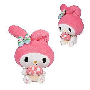 My Melody Pelúcia Sanrio Licenciada - Produto Oficial, Macio e Antialérgico, Edição Especial!