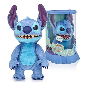 Stitch Disney Real FX - Robô Com Expressões Reais, Voz, Movimento e Tecnologia Que Traz Ele à Vida!