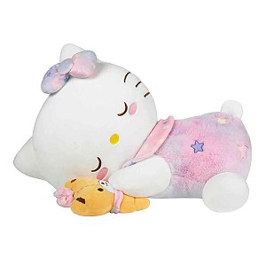 Pelúcia Hello Kitty 50cm Original Sanrio – Macia, Antialérgica e Perfeita para Dormir e Decorar