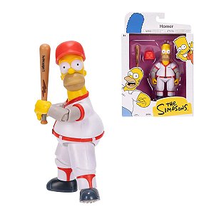 Homer Baseball 12cm - Boneco Colecionável Articulado