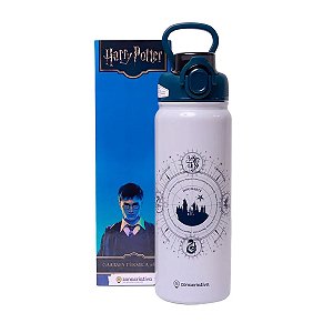 Garrafa Hogwarts Harry Potter 650ml – Presente Criativo Oficial para Fãs