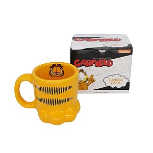 Caneca Criativa Garfield Patinha 350ml Zona Criativa – Item Licenciado com Embalagem Presenteável