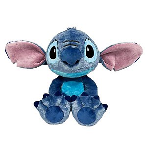 Bicho de Pelúcia Stitch Azul Disney – Licenciado, Super Fofo e Ideal para Abraçar e Decorar Fun