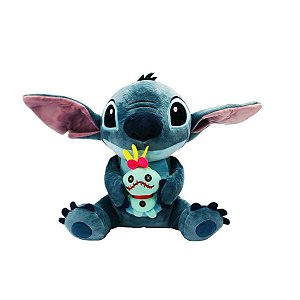 Pelúcia Stitch Disney com Scrump – Bicho de Pelúcia Fofo e Super Macio para Todas as Idades Fun