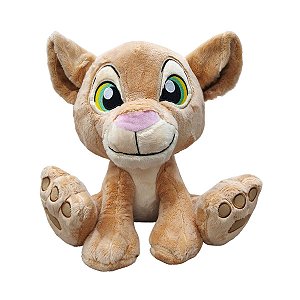 Pelúcia Big Feet Disney Fun Nala 30cm Rei Leão – Produto Oficial e Macio