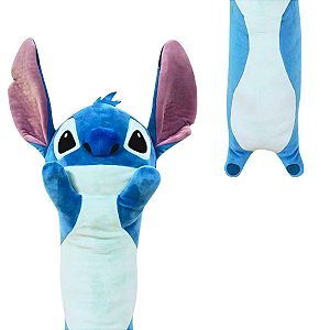 Stitch Pelúcia Grande 70cm – Travesseiro Macio, Original Disney e Enchimento Confortável