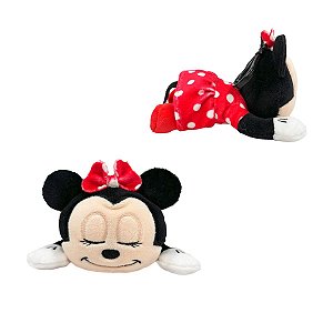 Mini Pelúcia Clipon Minnie Mouse 13cm – Versão Fofa e Oficial da Disney com Gancho